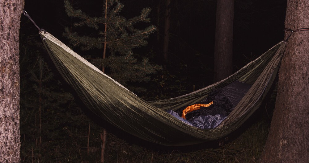 Hängematte im Wald