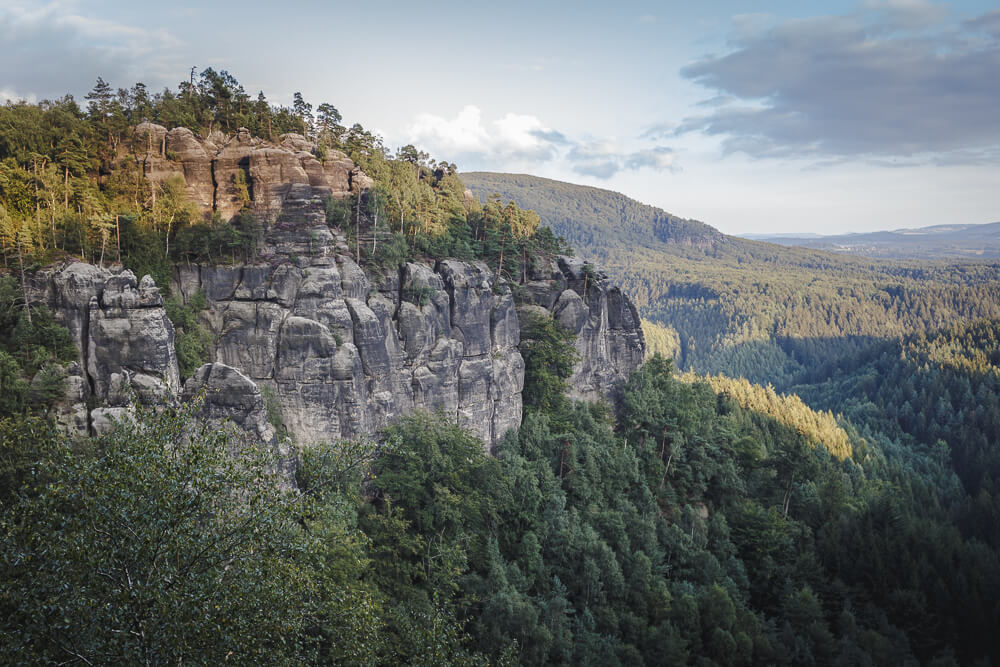 Aussicht von der Boofe