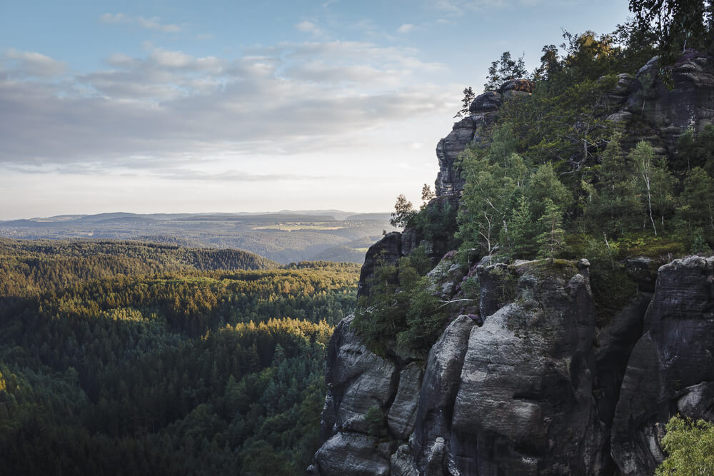 Aussicht von der Boofe