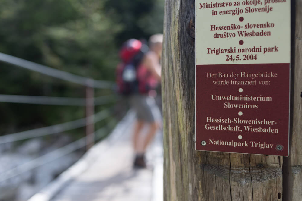 Hängebrücke - Hessisch Slowenische Gesellschaft Wiesbaden