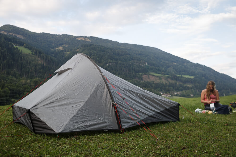 Zelt in Österreich