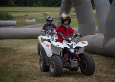 Kiddies auf Quads