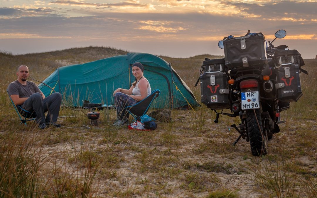 Entlang der Küste Uruguays