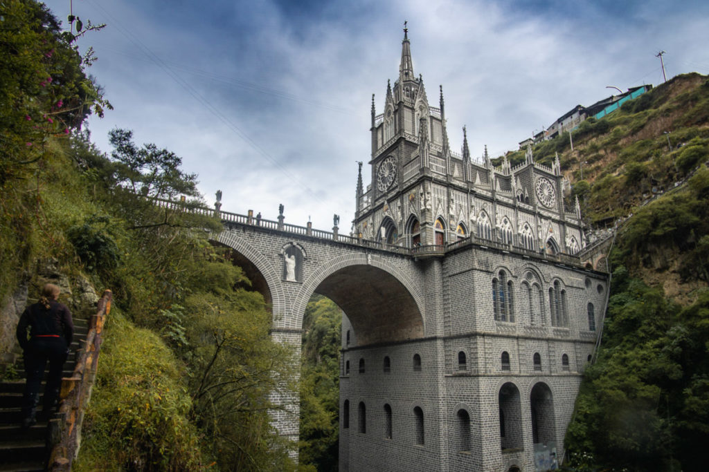 The church Las Lajas in Colombia